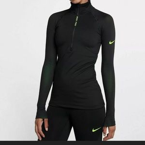 Nike Pro Hyper Warm Set Dri Fit Black/Volt